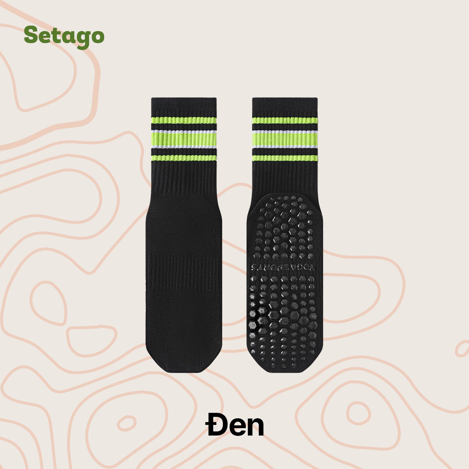 Tất chống trơn thể thao Grip Socks - Chống trượt, êm chân