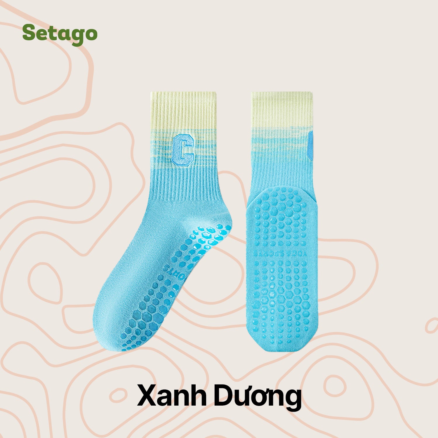 Tất chống trơn thể thao Grip Socks - Chống trượt, êm chân