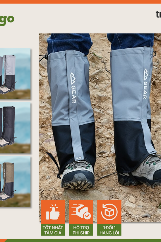 Xà cạp Gear - bảo vệ đôi chân, vững bước hành trình