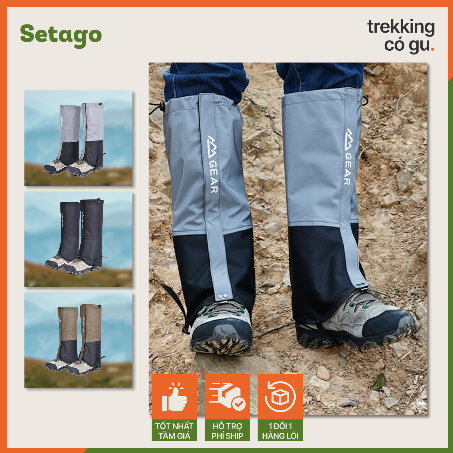 Xà cạp Gear - bảo vệ đôi chân, vững bước hành trình