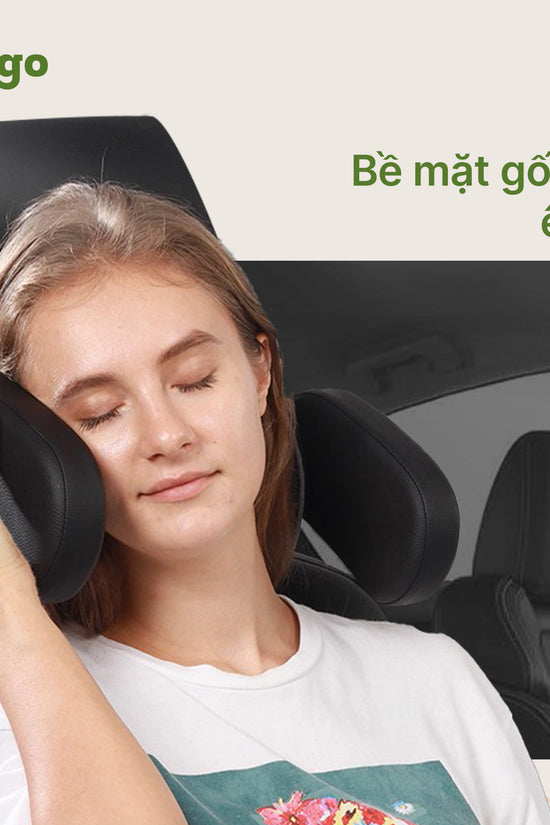 Gối Đỡ Đầu Ô Tô Cho Trẻ Em & Người Lớn – Đệm Dày, An Toàn Cho Giấc Ngủ Ngắn