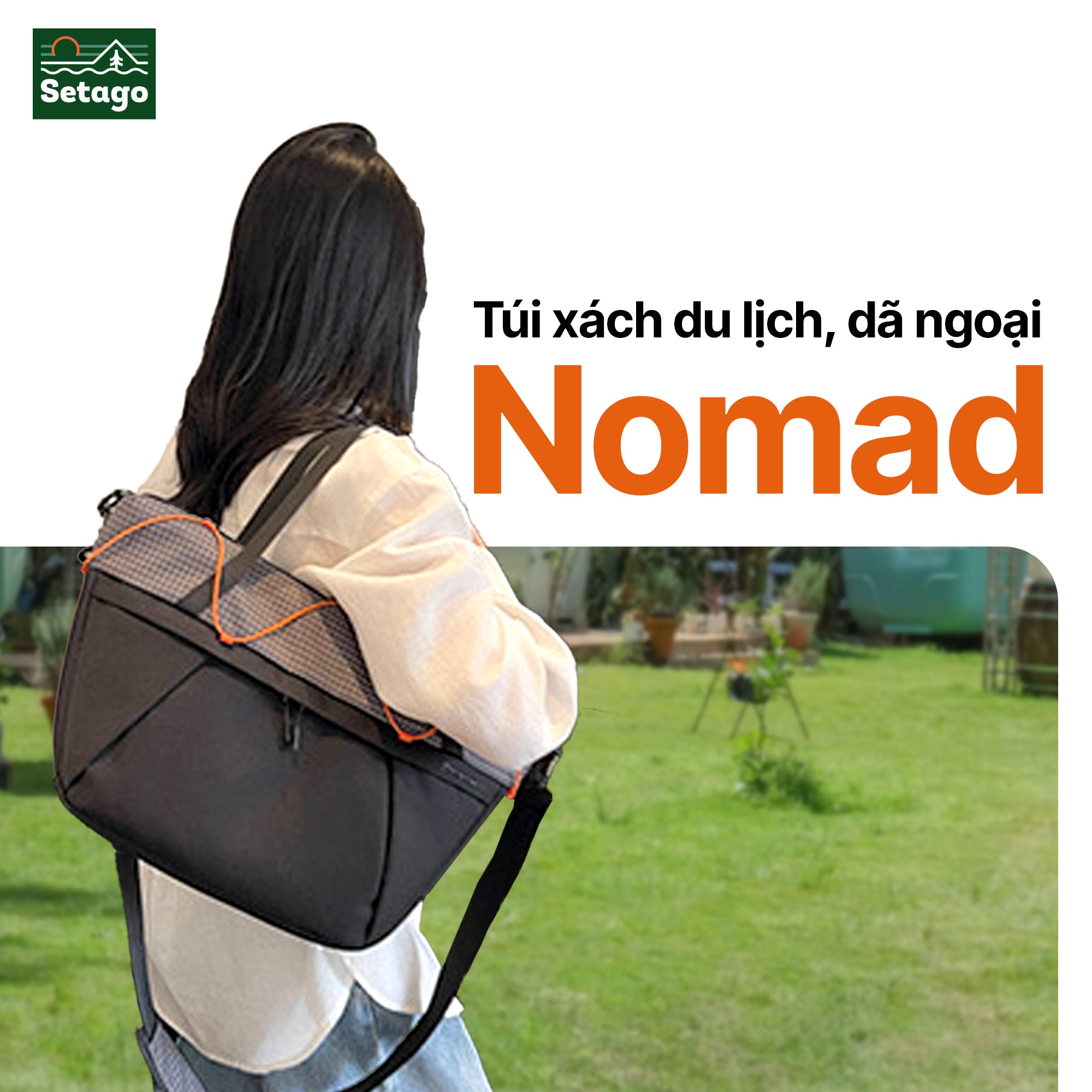 Túi xách du lịch/dã ngoại Nomad - linh hoạt, tiện dụng, thời trang