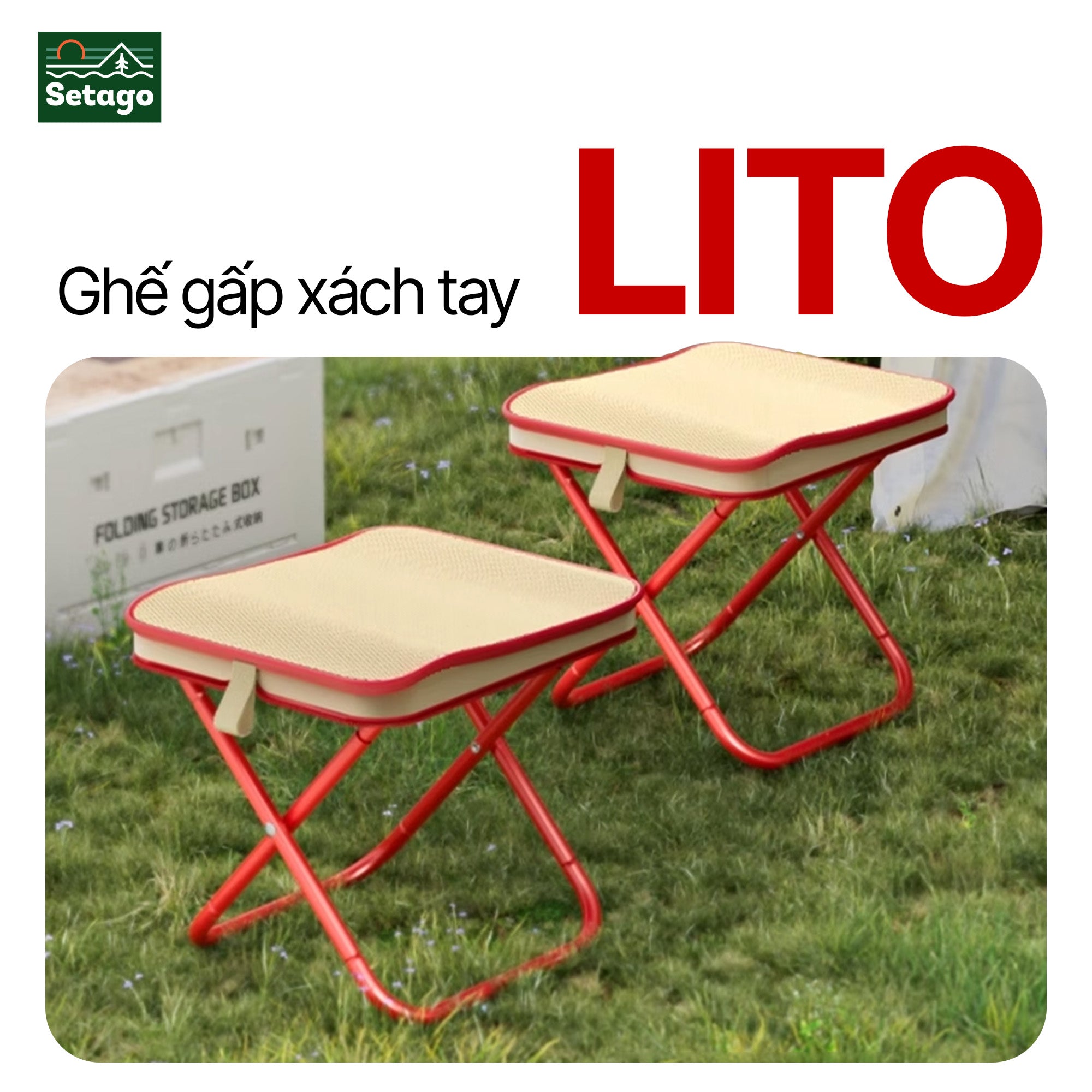 Ghế gấp xách tay Foldy – Gọn nhẹ như một chiếc túi, tiện lợi mọi lúc mọi nơi