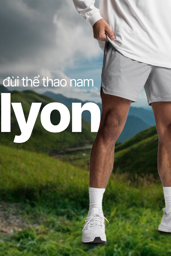 Quần đùi thể thao nam Flyon - nhẹ, thoáng, nhanh khô