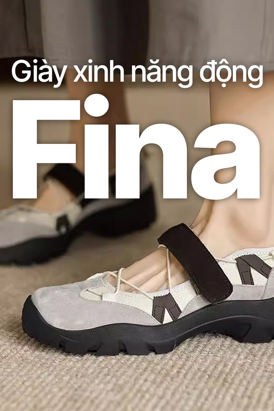 Giày Fina dáng trend thể thao - gọn nhẹ, nữ tính, tiện lợi
