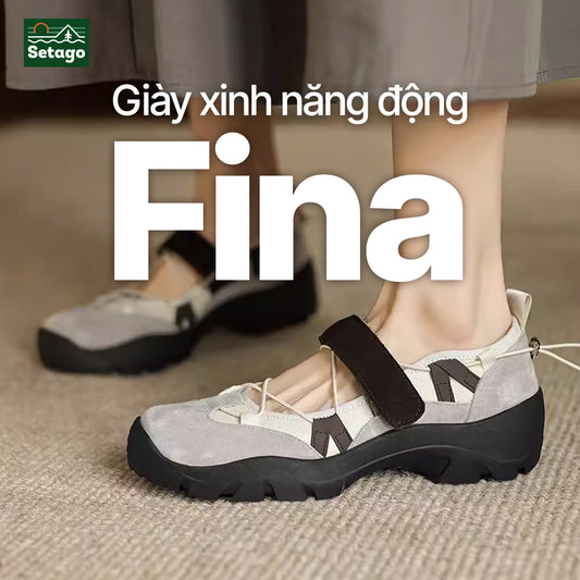 Giày Fina dáng trend thể thao - gọn nhẹ, nữ tính, tiện lợi