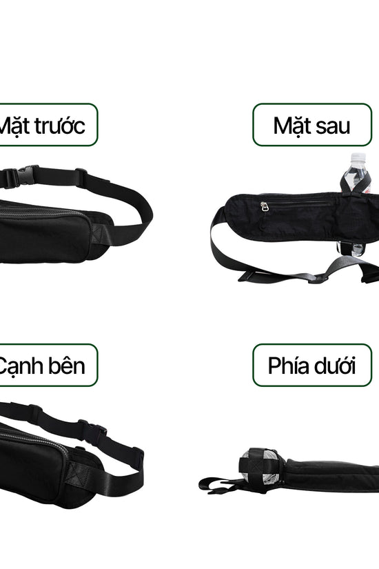Túi đeo hông chạy bộ kèm chai nước – Nhỏ gọn, tiện lợi, đồng hành mọi cung đường
