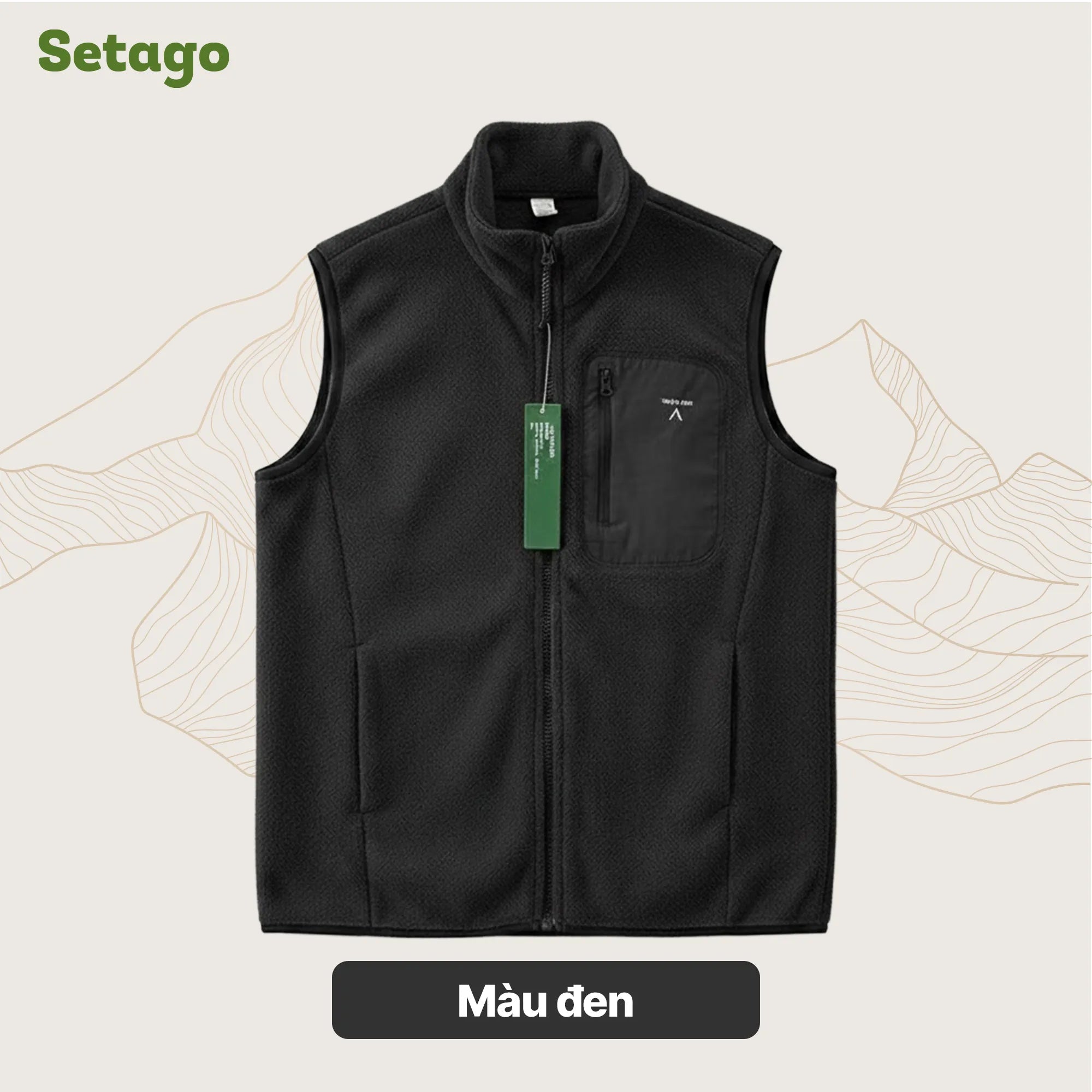 Áo khoác Gile nỉ bông Frodi giữ nhiệt, siêu nhẹ