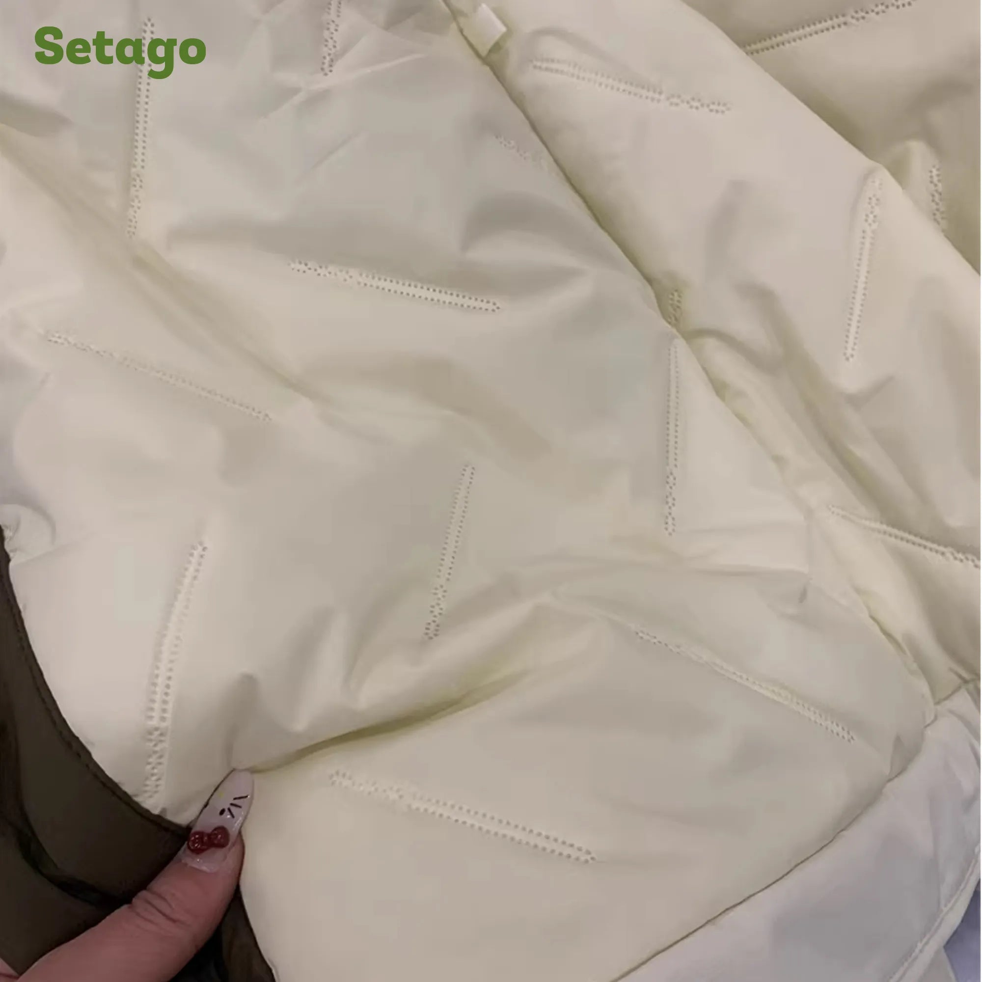 Áo khoác phao dã ngoại lông cừu kháng nước gọn nhẹ Stormer