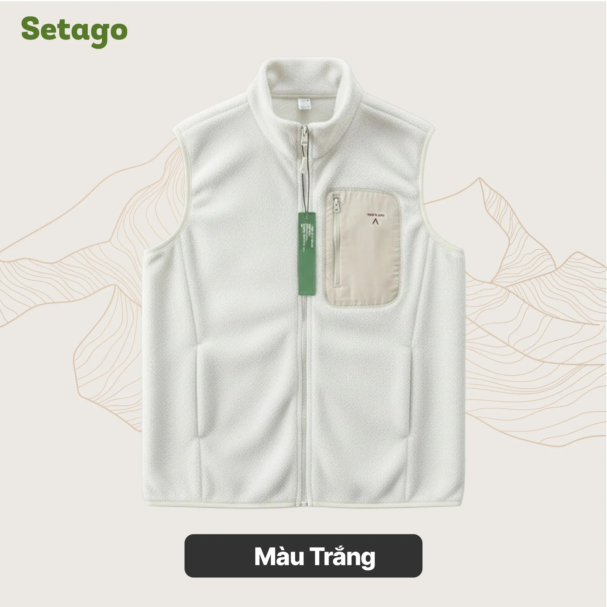 Áo khoác Gile nỉ bông Frodi giữ nhiệt, siêu nhẹ