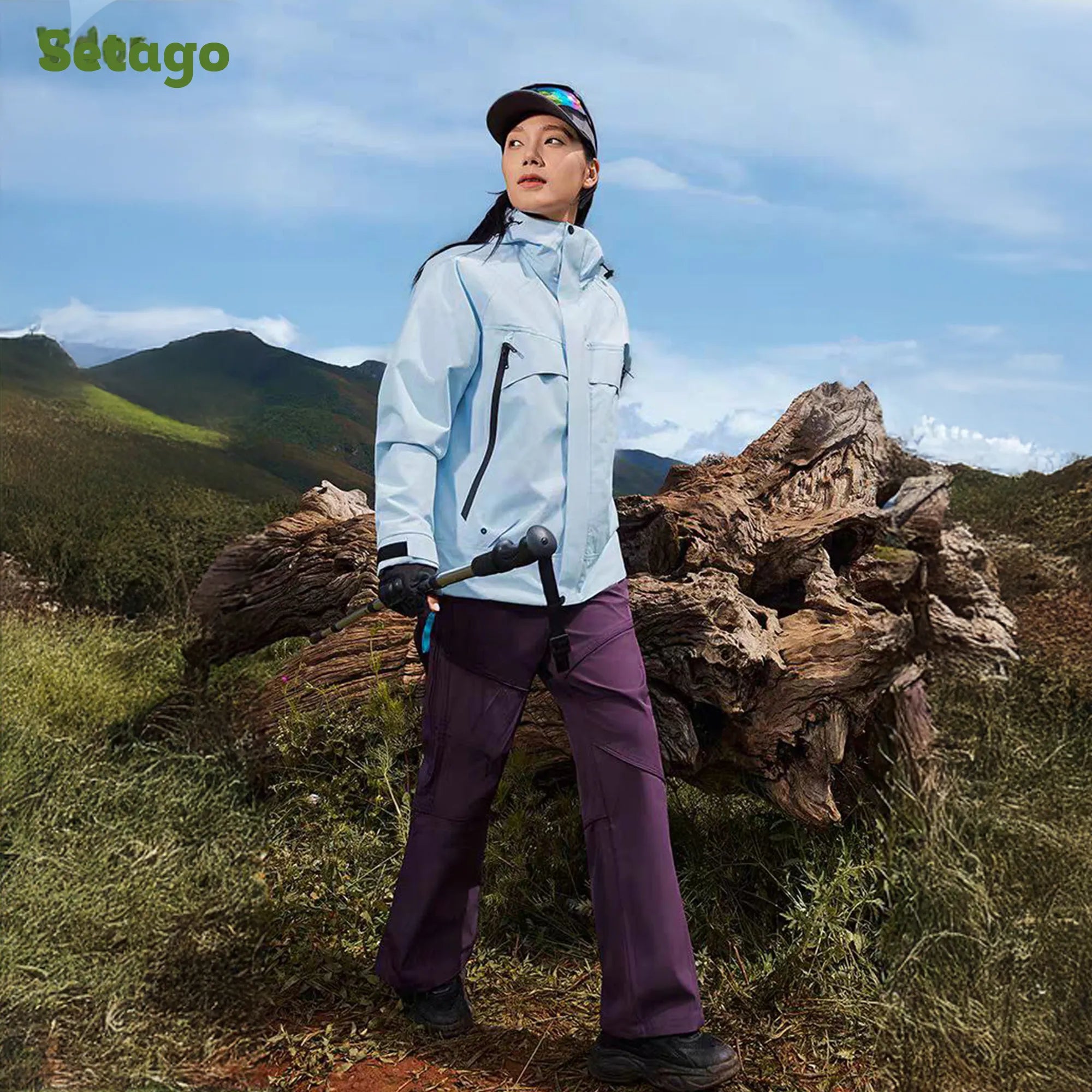 Áo khoác phao dã ngoại lông cừu kháng nước gọn nhẹ Stormer