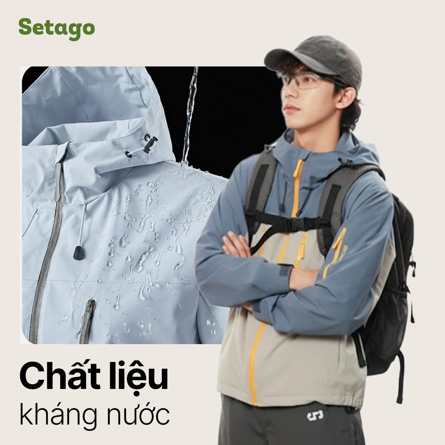 Áo khoác leo núi chống nước ExCore - Thoáng khí, kháng nước, chống chịu