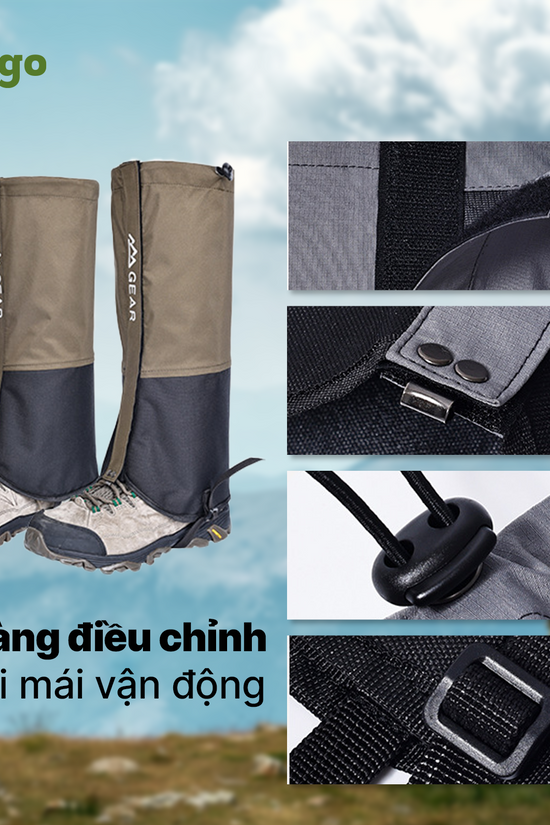 Xà cạp Gear - bảo vệ đôi chân, vững bước hành trình