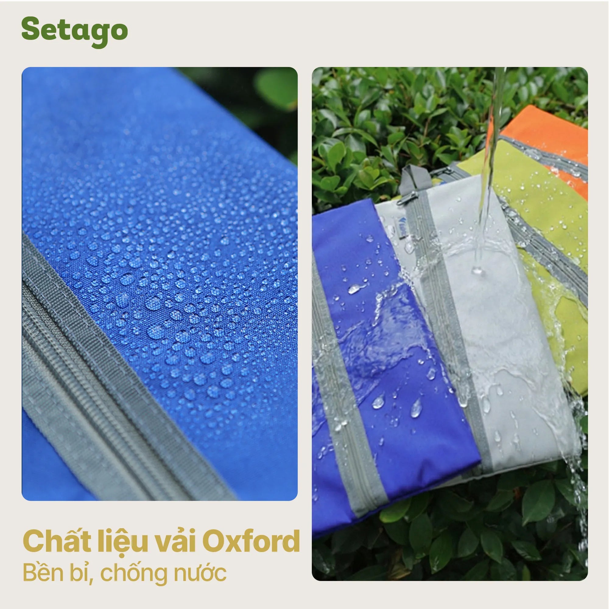 Túi phân loại đồ Bluefield siêu nhẹ chống nước