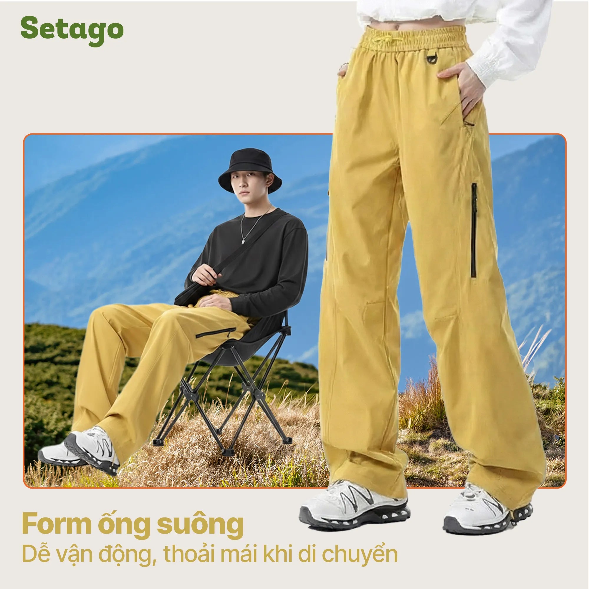 Quần dã ngoại leo núi kháng nước Kaido