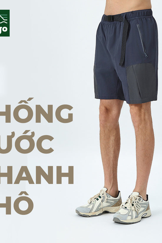 Quần short outdoor nam TrailFlex - nhẹ, linh hoạt và nhanh khô