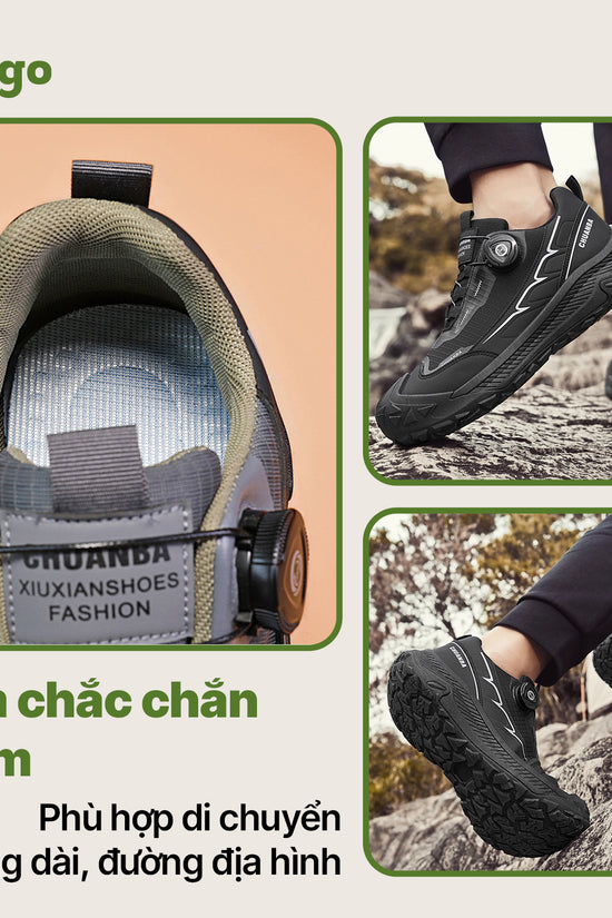 GIÀY GO TRAIL – CHỐNG NƯỚC NHẸ, VƯỢT ĐỊA HÌNH, VỮNG BƯỚC CHÂN