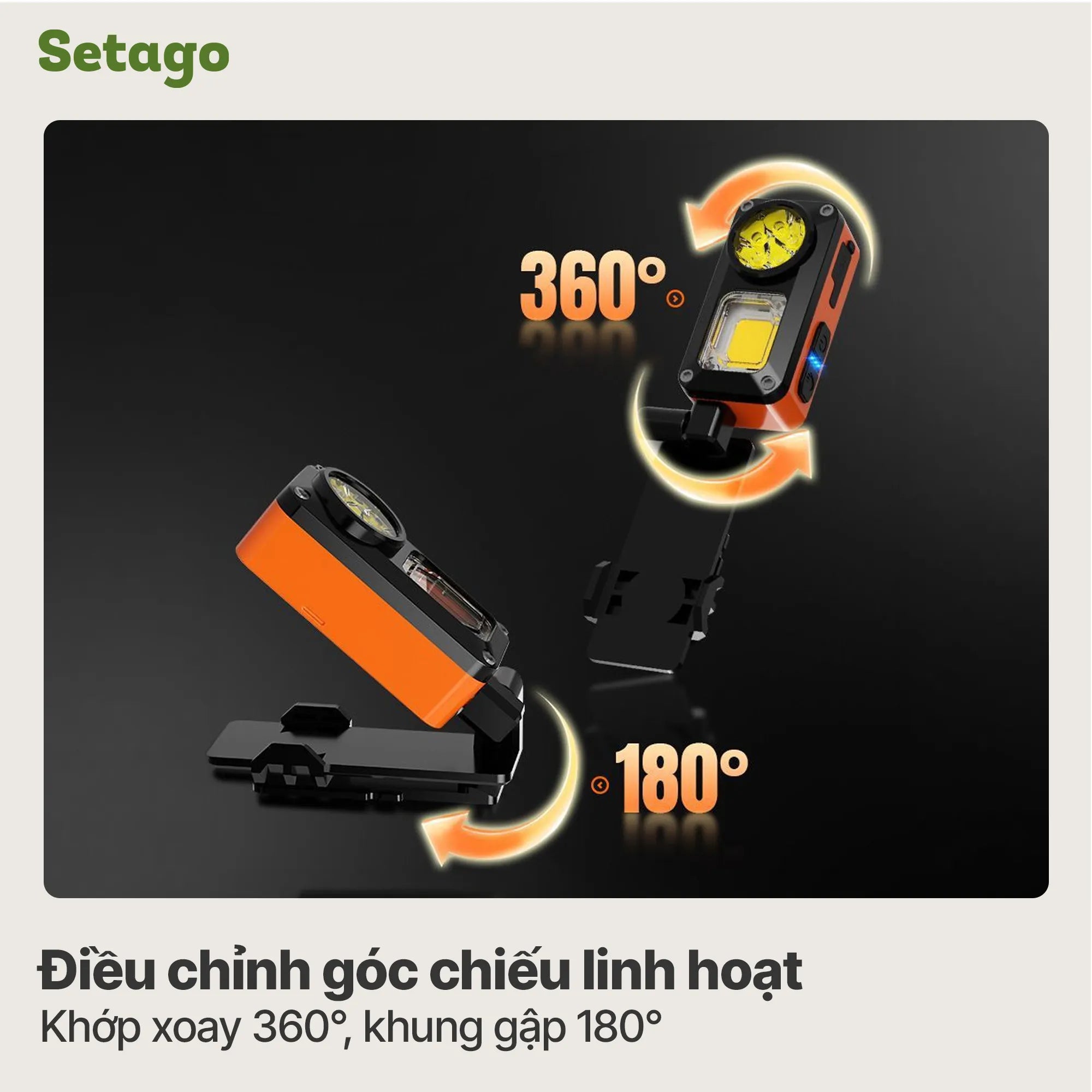 Đèn đội đầu đa năng tháo rời Headlamp V2