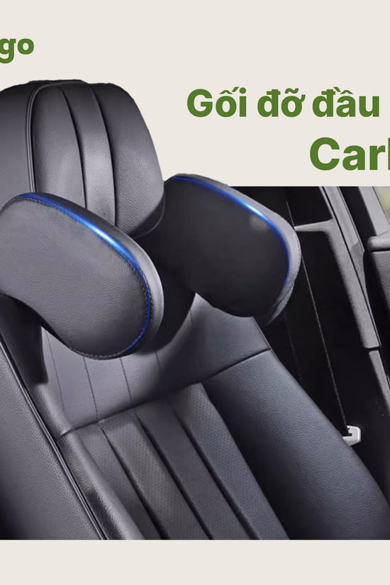 Gối Đỡ Đầu Ô Tô Cho Trẻ Em & Người Lớn – Đệm Dày, An Toàn Cho Giấc Ngủ Ngắn