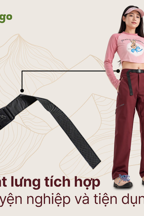 Quần dã ngoại leo núi chống nước DryPeak - Chống nước, khô ráo ở mọi cao dộ