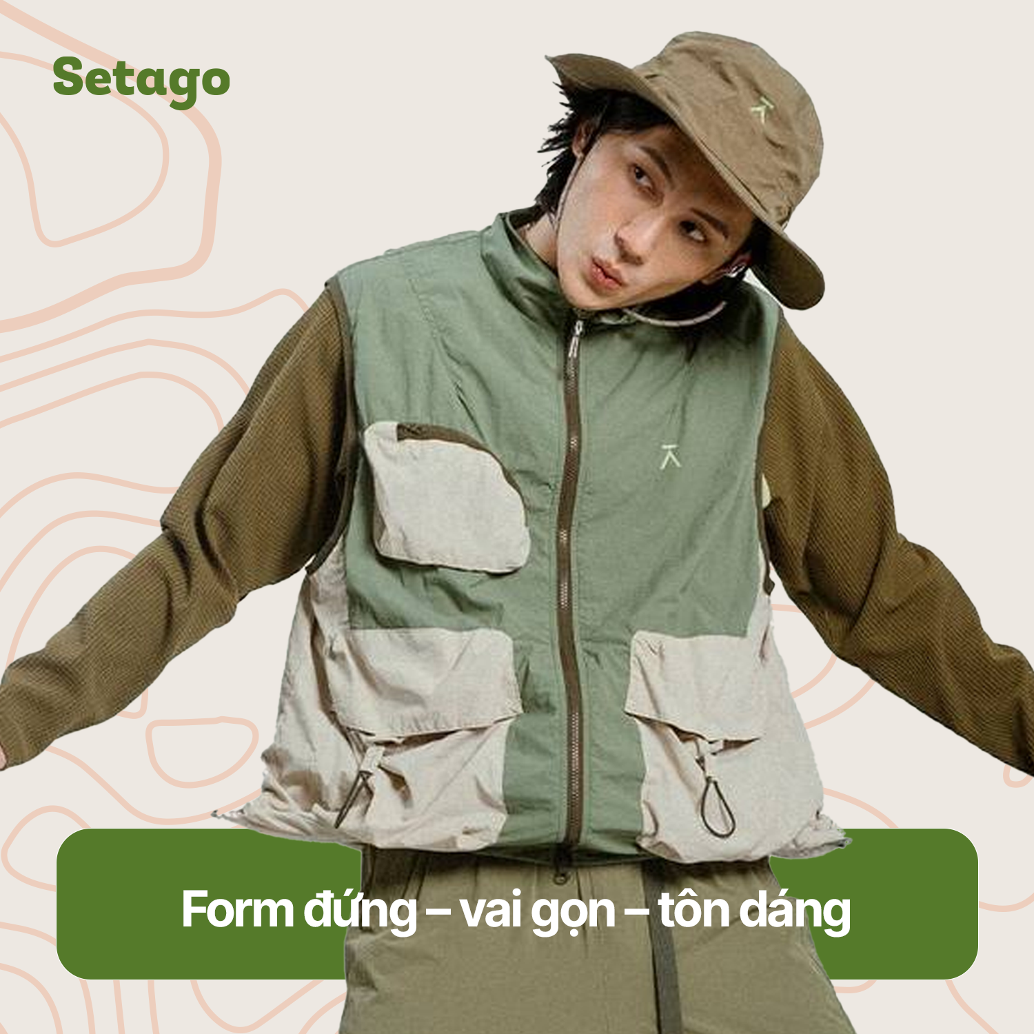 Áo Gile Dã Ngoại Pockit - Phong cách khác biệt, tiện lợi