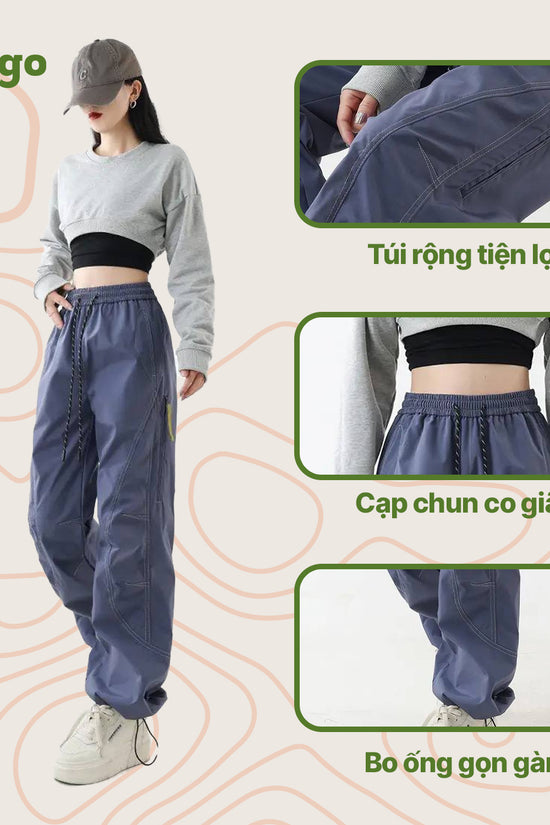Quần dã ngoại ống suông Windy - phong cách, linh hoạt