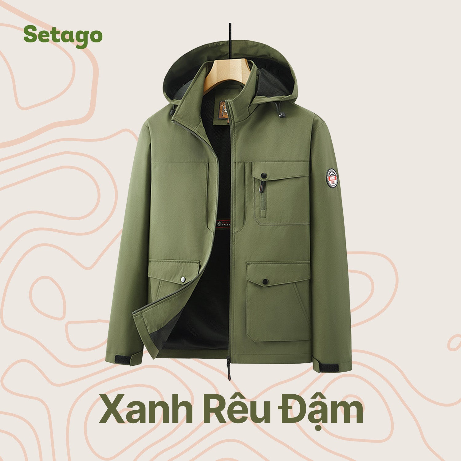 Áo khoác dáng parka mùa đông Thorin - Đứng form, đa dụng