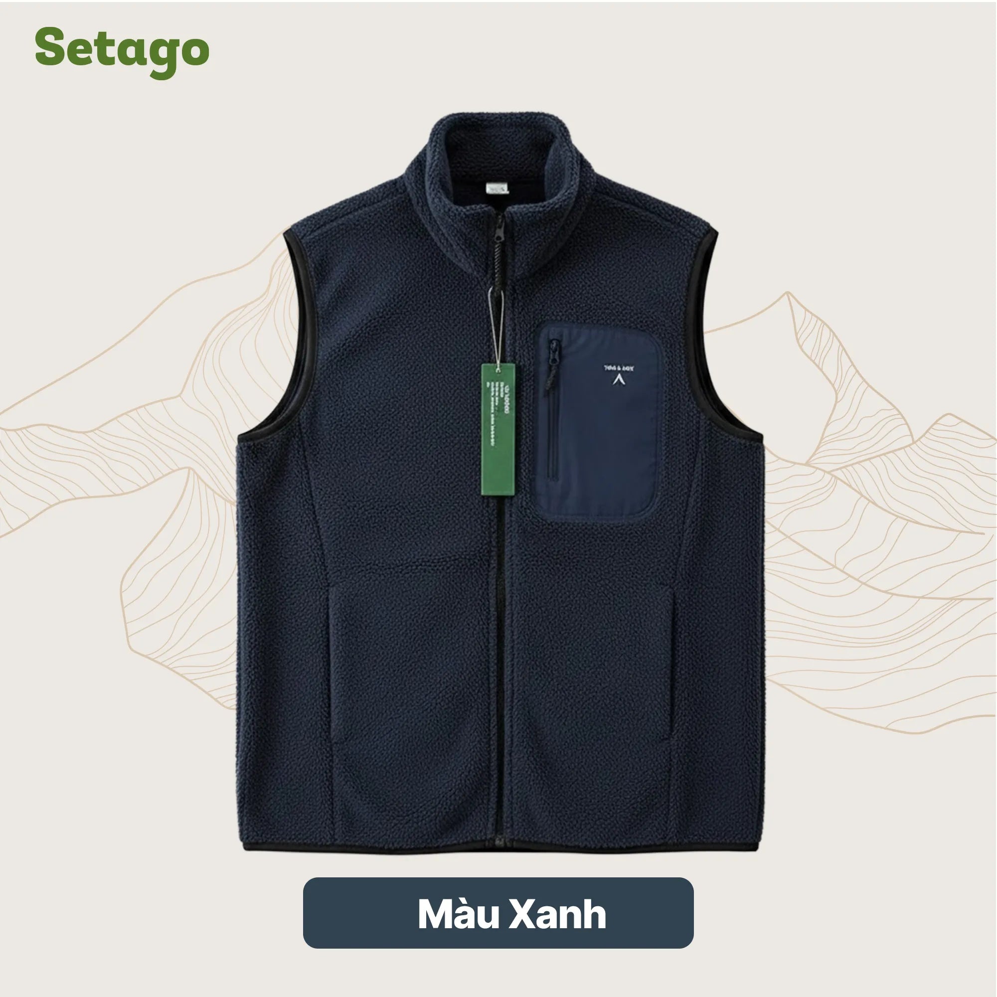 Áo khoác Gile nỉ bông Frodi giữ nhiệt, siêu nhẹ