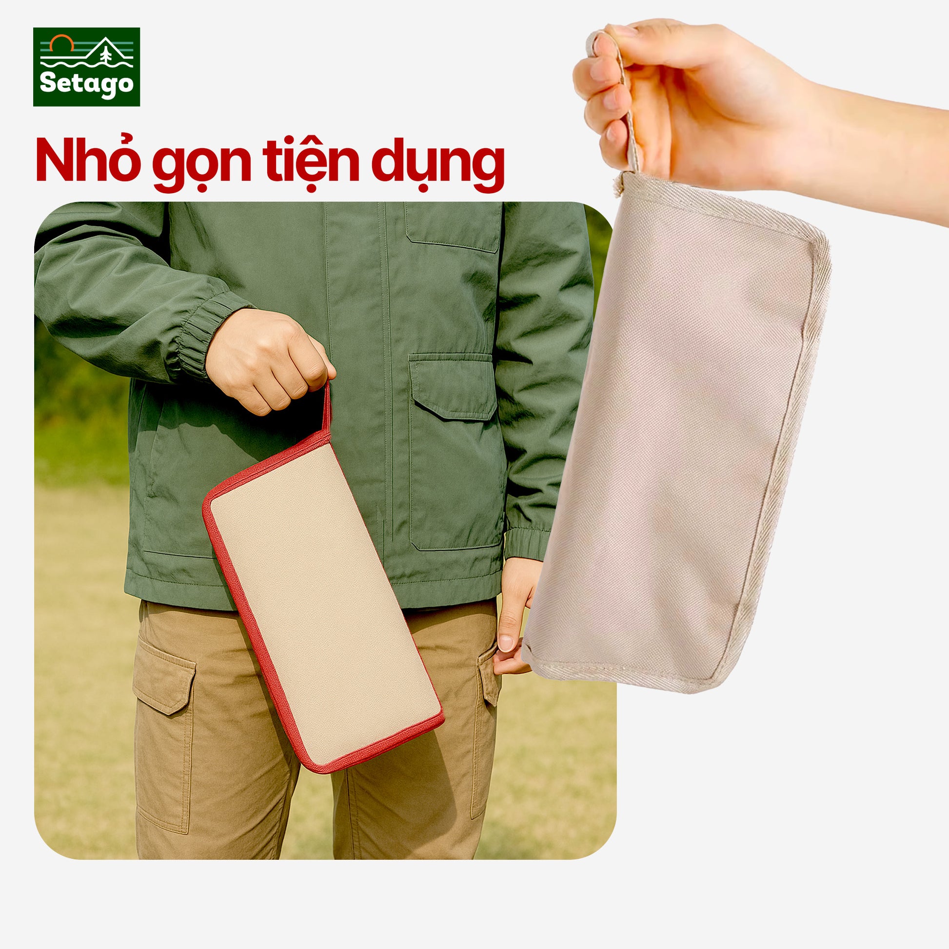 Ghế gấp xách tay Foldy – Gọn nhẹ như một chiếc túi, tiện lợi mọi lúc mọi nơi