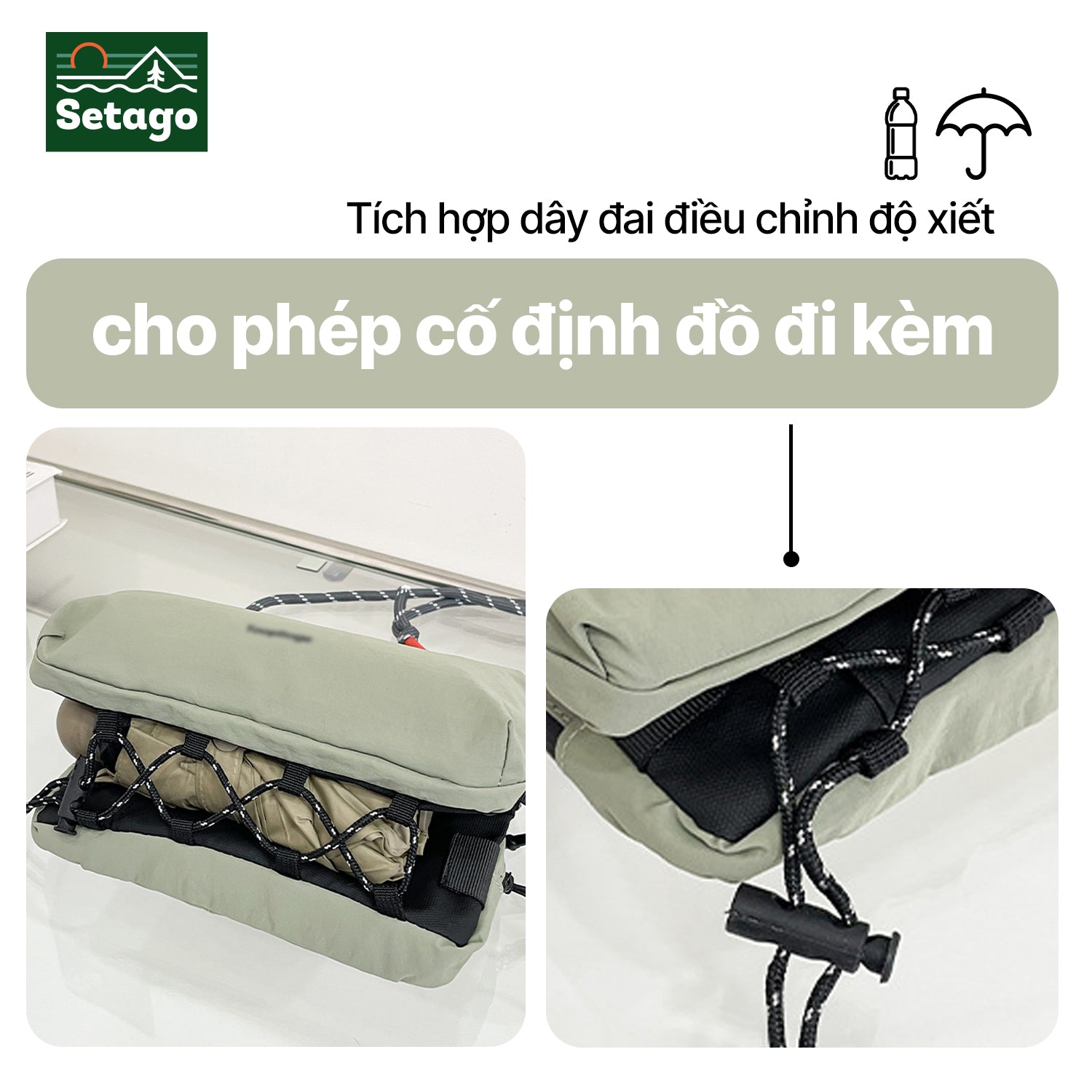 Túi đeo chéo Burger Bag - nhỏ gọn, linh hoạt, cá tính