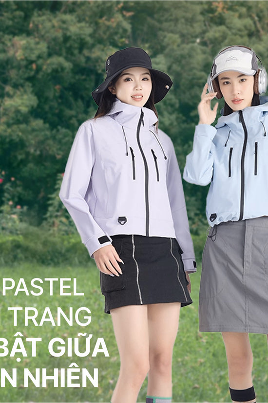 ÁO KHOÁC CROPTOP NỮ CROPARA – CẢN GIÓ, CHỐNG NƯỚC, NỮ TÍNH VÀ NĂNG ĐỘNG