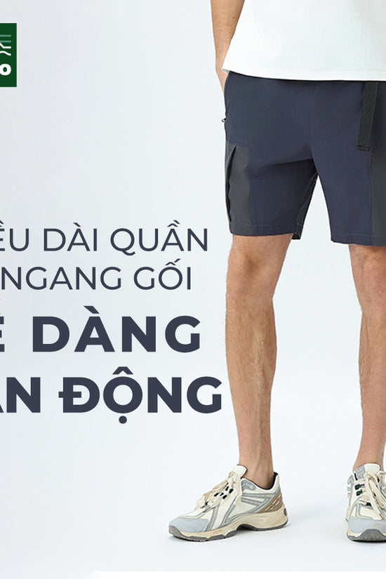Quần short outdoor nam TrailFlex - nhẹ, linh hoạt và nhanh khô