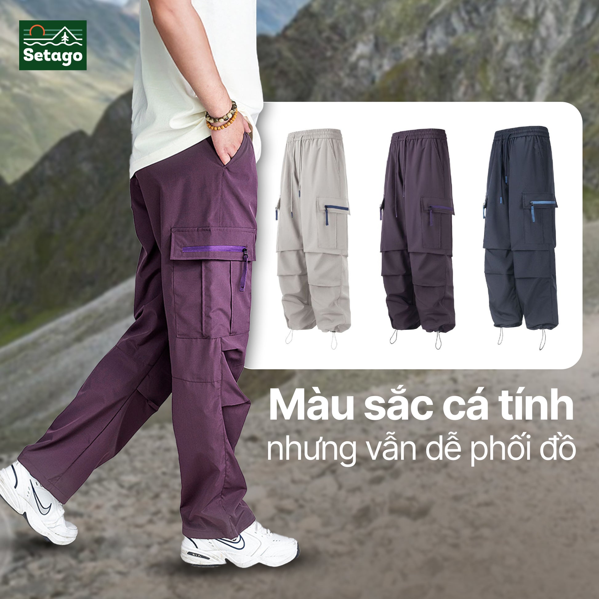 Quần túi hộp dã ngoại Trava - Linh hoạt và bền bỉ