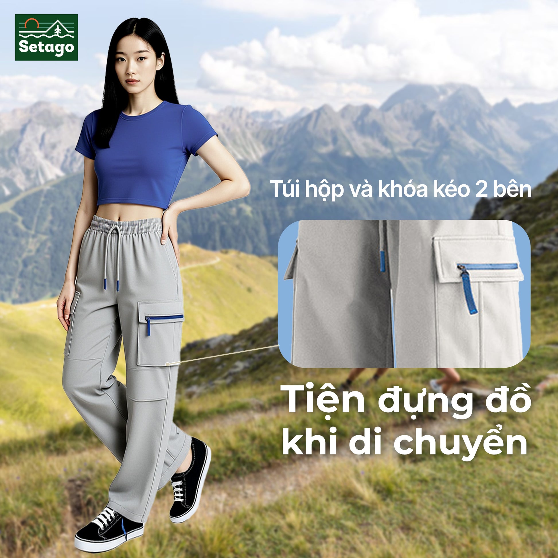 Quần túi hộp dã ngoại Trava - Linh hoạt và bền bỉ