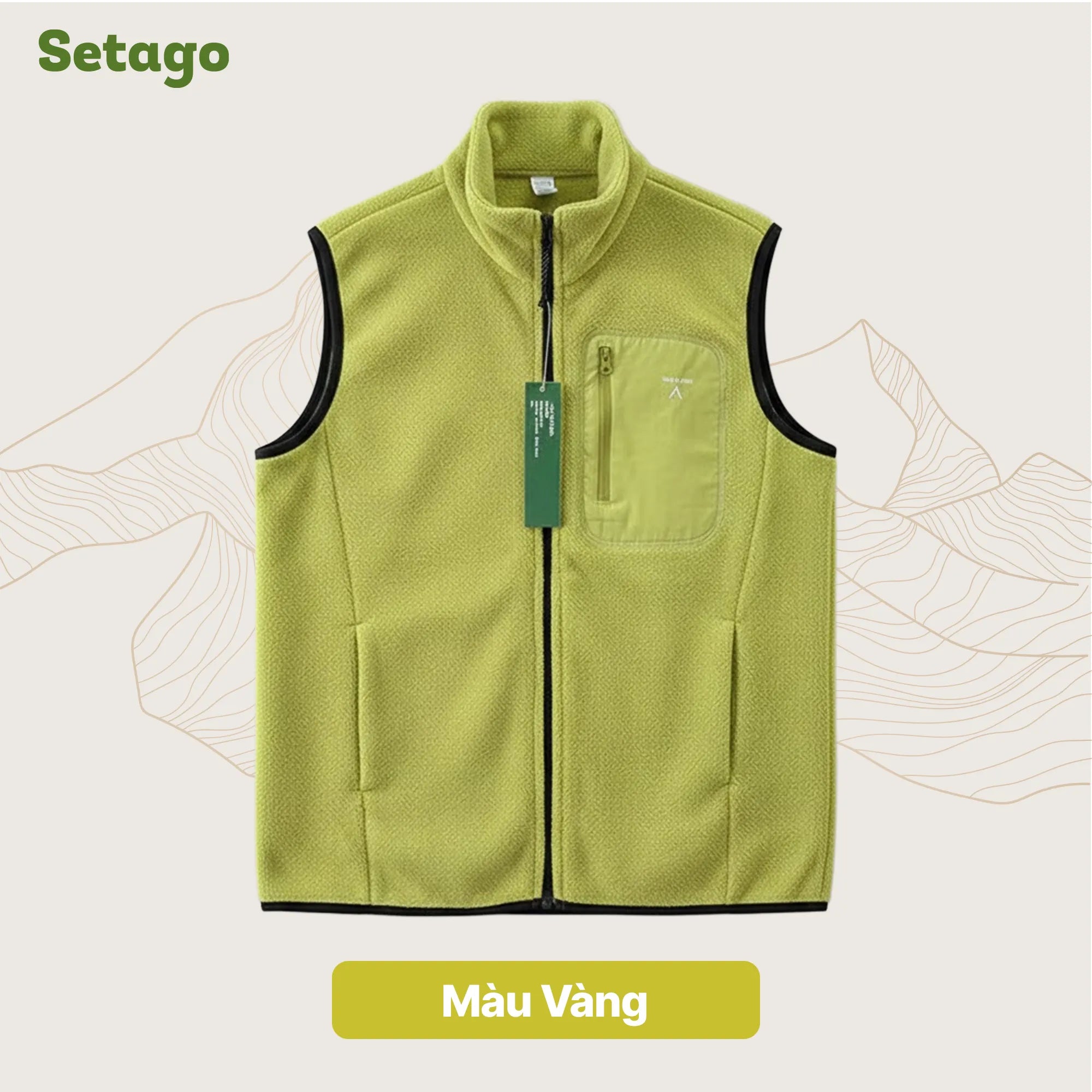 Áo khoác Gile nỉ bông Frodi giữ nhiệt, siêu nhẹ