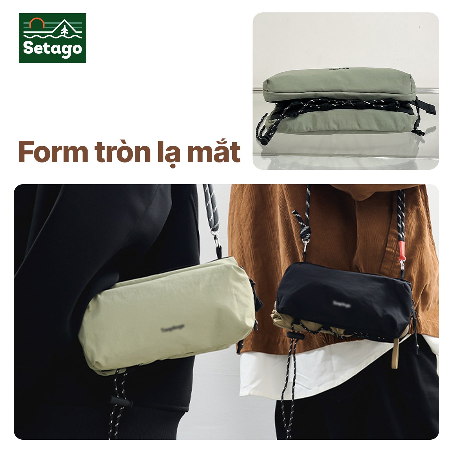 Túi đeo chéo Burger Bag - nhỏ gọn, linh hoạt, cá tính