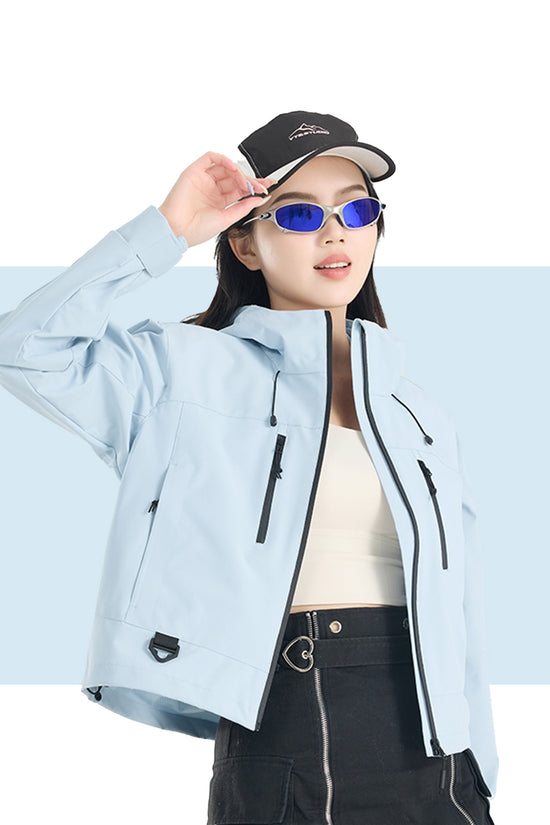 ÁO KHOÁC CROPTOP NỮ CROPARA – CẢN GIÓ, CHỐNG NƯỚC, NỮ TÍNH VÀ NĂNG ĐỘNG