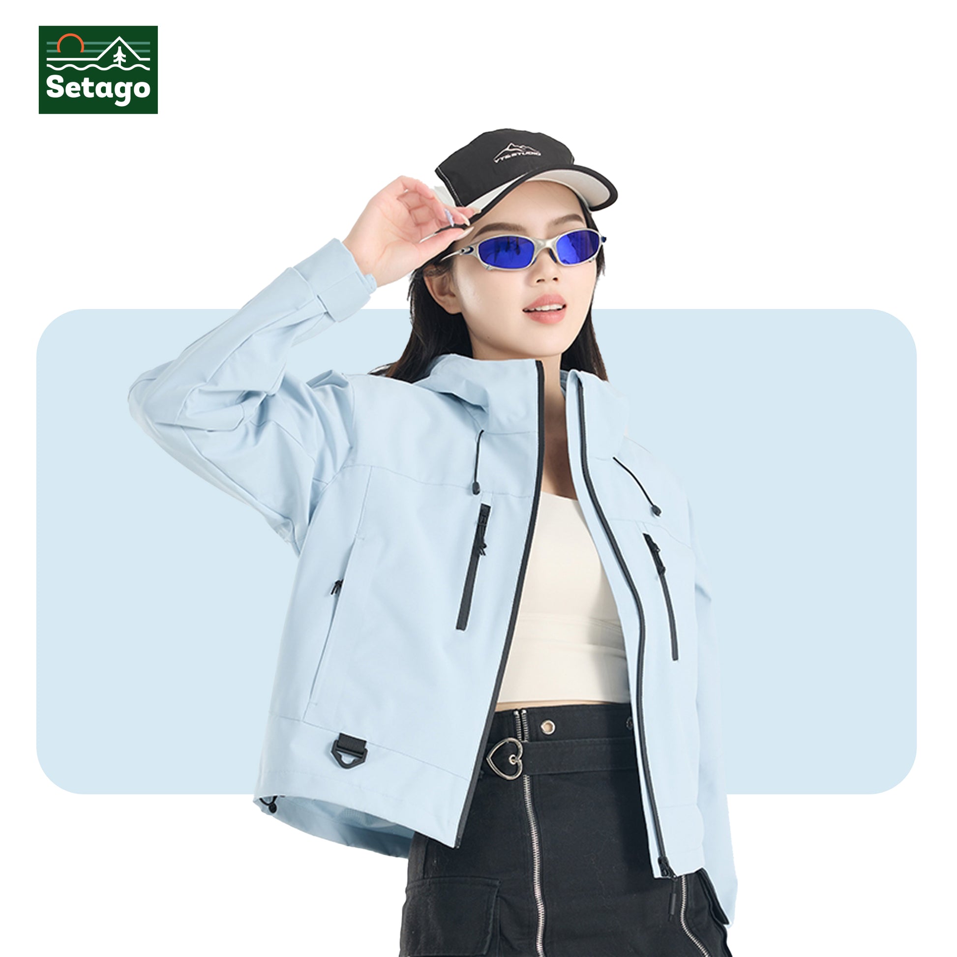 ÁO KHOÁC CROPTOP NỮ CROPARA – CẢN GIÓ, CHỐNG NƯỚC, NỮ TÍNH VÀ NĂNG ĐỘNG