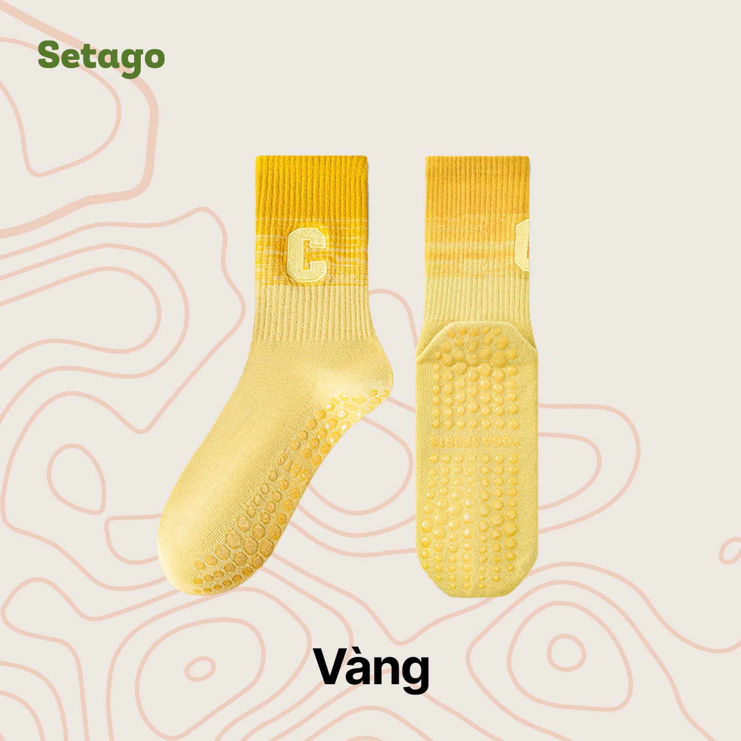 Tất chống trơn thể thao Grip Socks - Chống trượt, êm chân