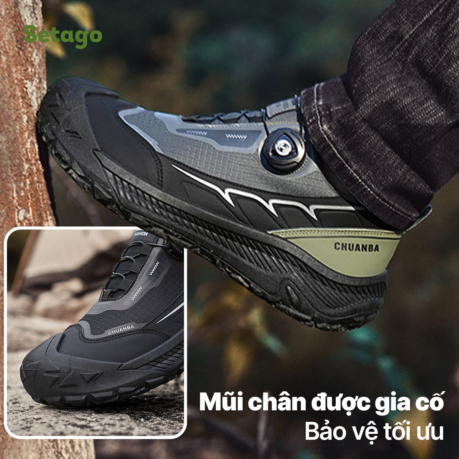 GIÀY GO TRAIL – CHỐNG NƯỚC NHẸ, VƯỢT ĐỊA HÌNH, VỮNG BƯỚC CHÂN