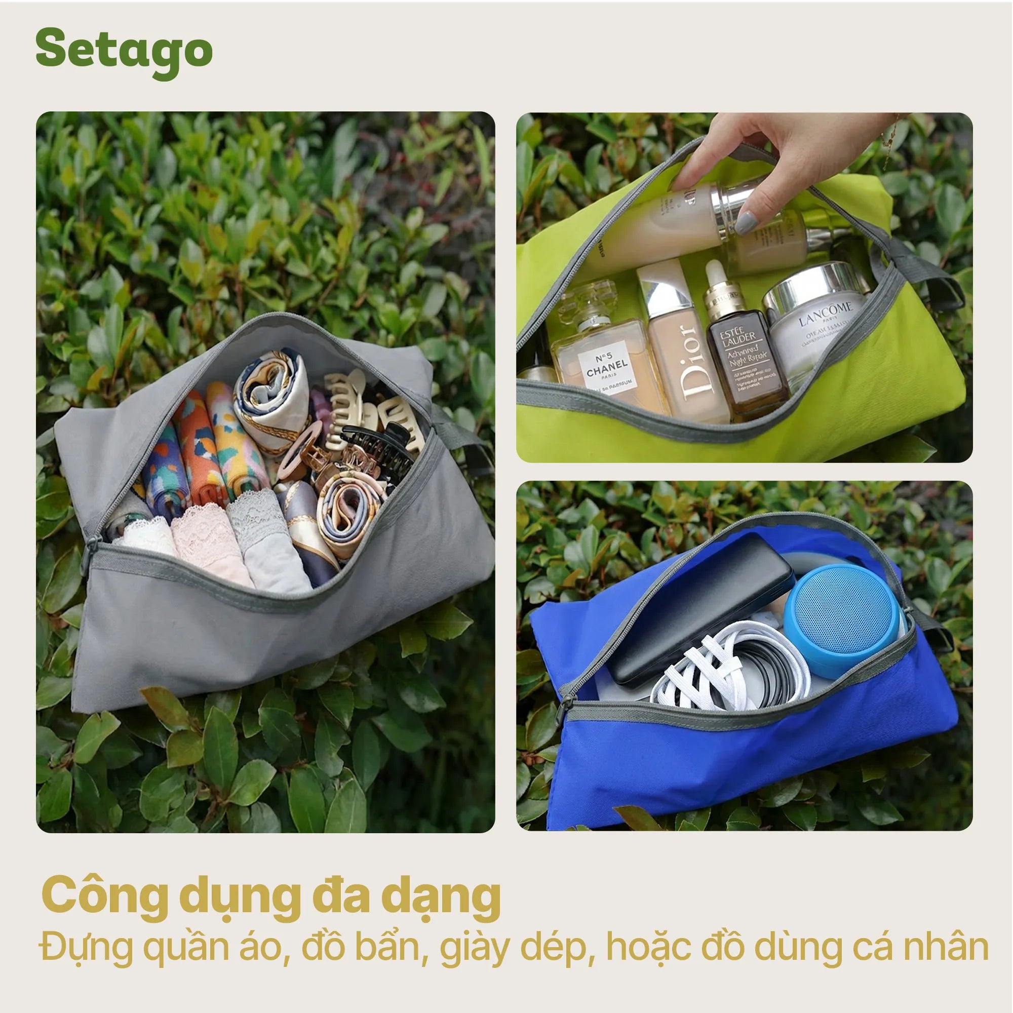 Túi phân loại đồ Bluefield siêu nhẹ chống nước