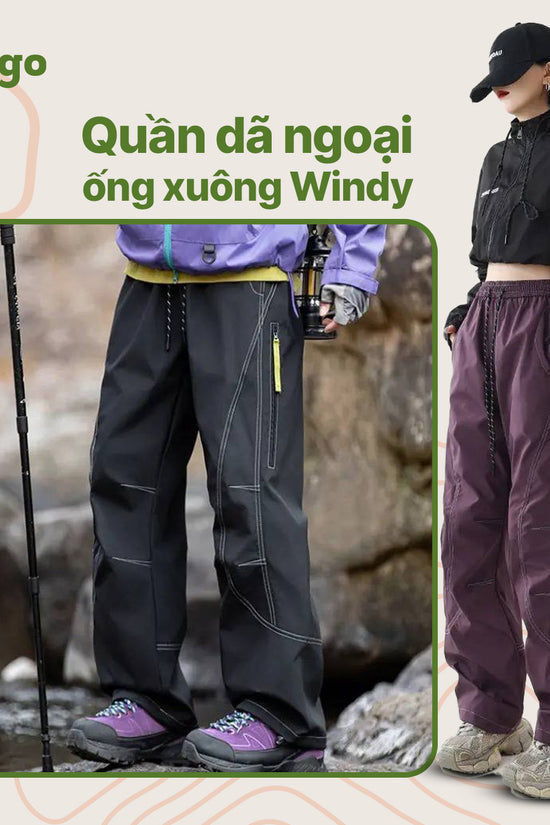 Quần dã ngoại ống suông Windy - phong cách, linh hoạt