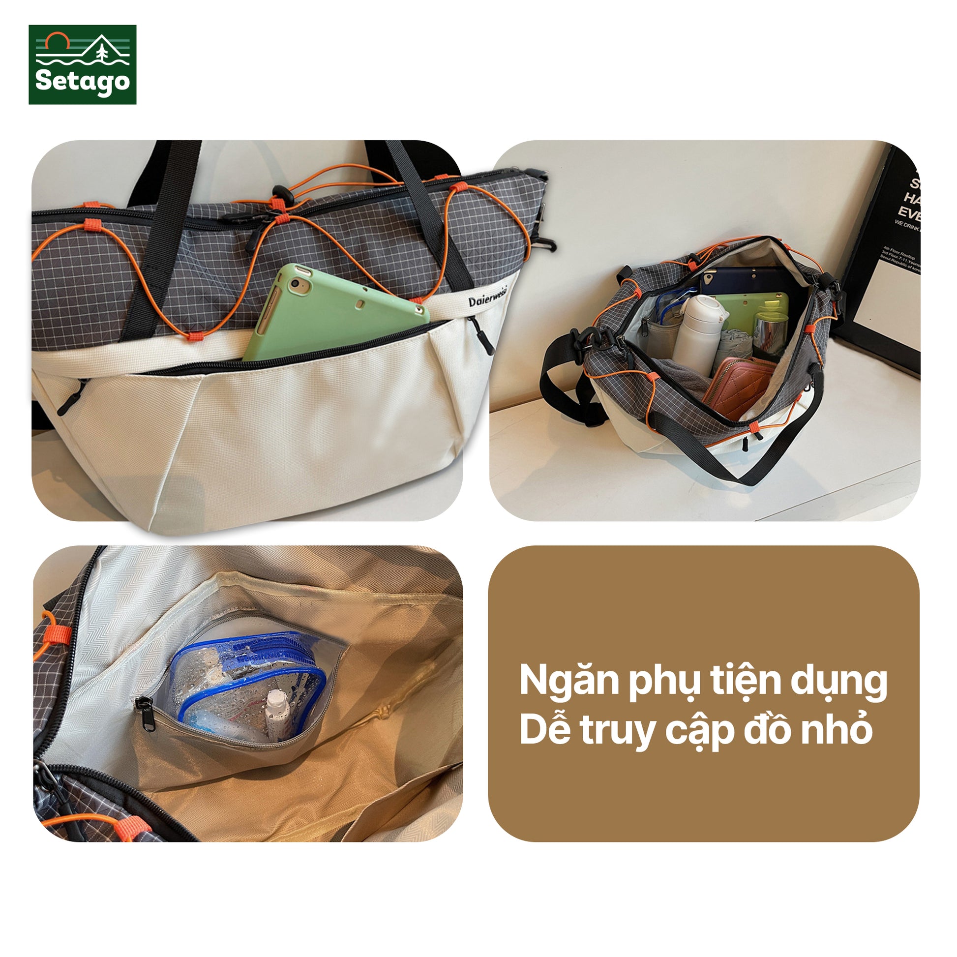 Túi xách du lịch/dã ngoại Nomad - linh hoạt, tiện dụng, thời trang