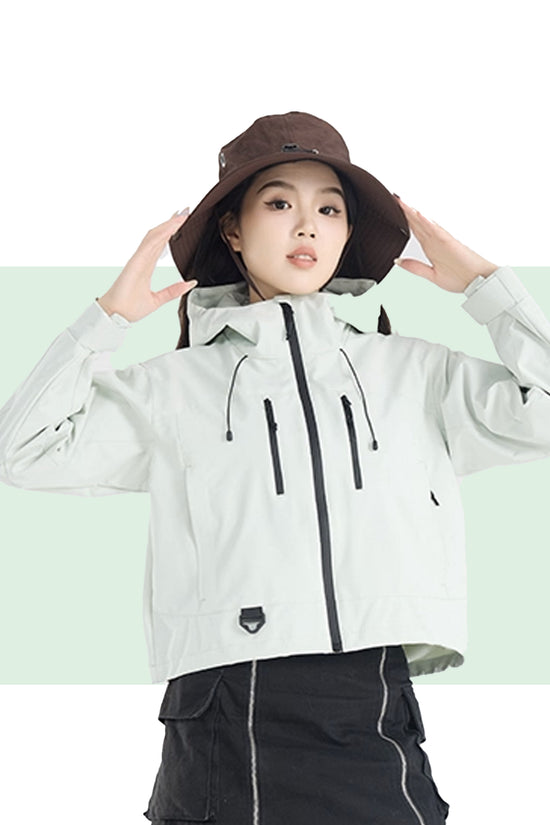 ÁO KHOÁC CROPTOP NỮ CROPARA – CẢN GIÓ, CHỐNG NƯỚC, NỮ TÍNH VÀ NĂNG ĐỘNG