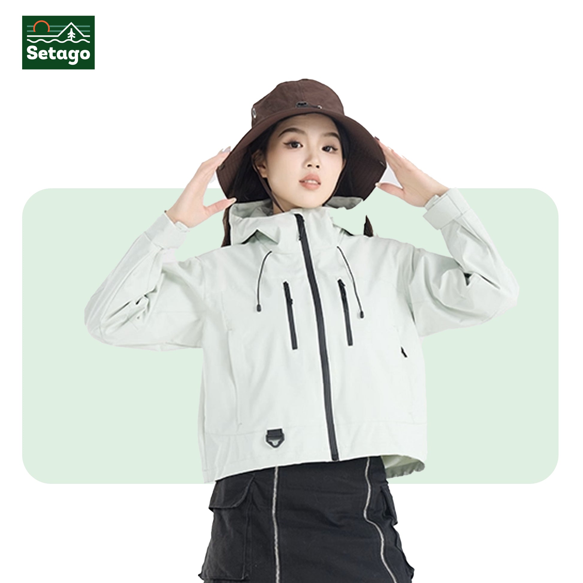 ÁO KHOÁC CROPTOP NỮ CROPARA – CẢN GIÓ, CHỐNG NƯỚC, NỮ TÍNH VÀ NĂNG ĐỘNG