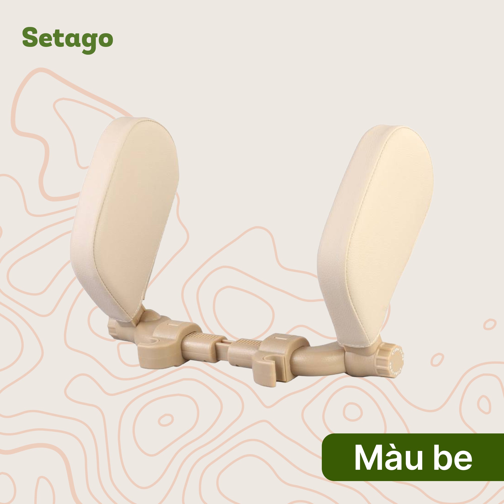 Gối Đỡ Đầu Ô Tô Cho Trẻ Em & Người Lớn – Đệm Dày, An Toàn Cho Giấc Ngủ Ngắn