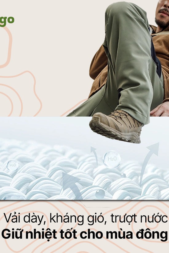 Quần dã ngoại, leo núi mùa đông Orcas - ấm áp, dày dặn, phù hợp mùa thu đông