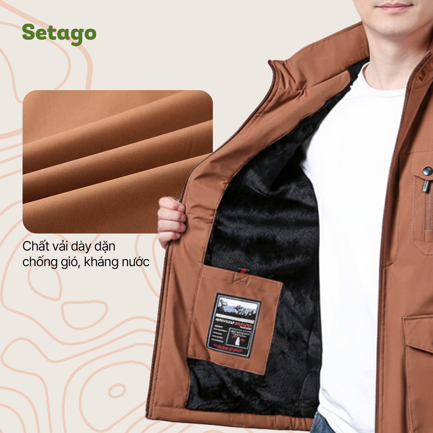 Áo khoác dáng parka mùa đông Thorin - Đứng form, đa dụng