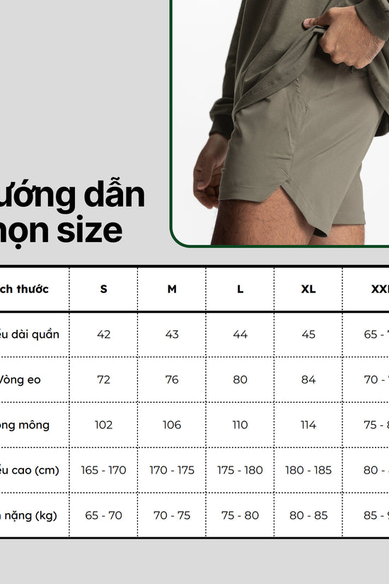 Quần đùi thể thao nam Flyon - nhẹ, thoáng, nhanh khô