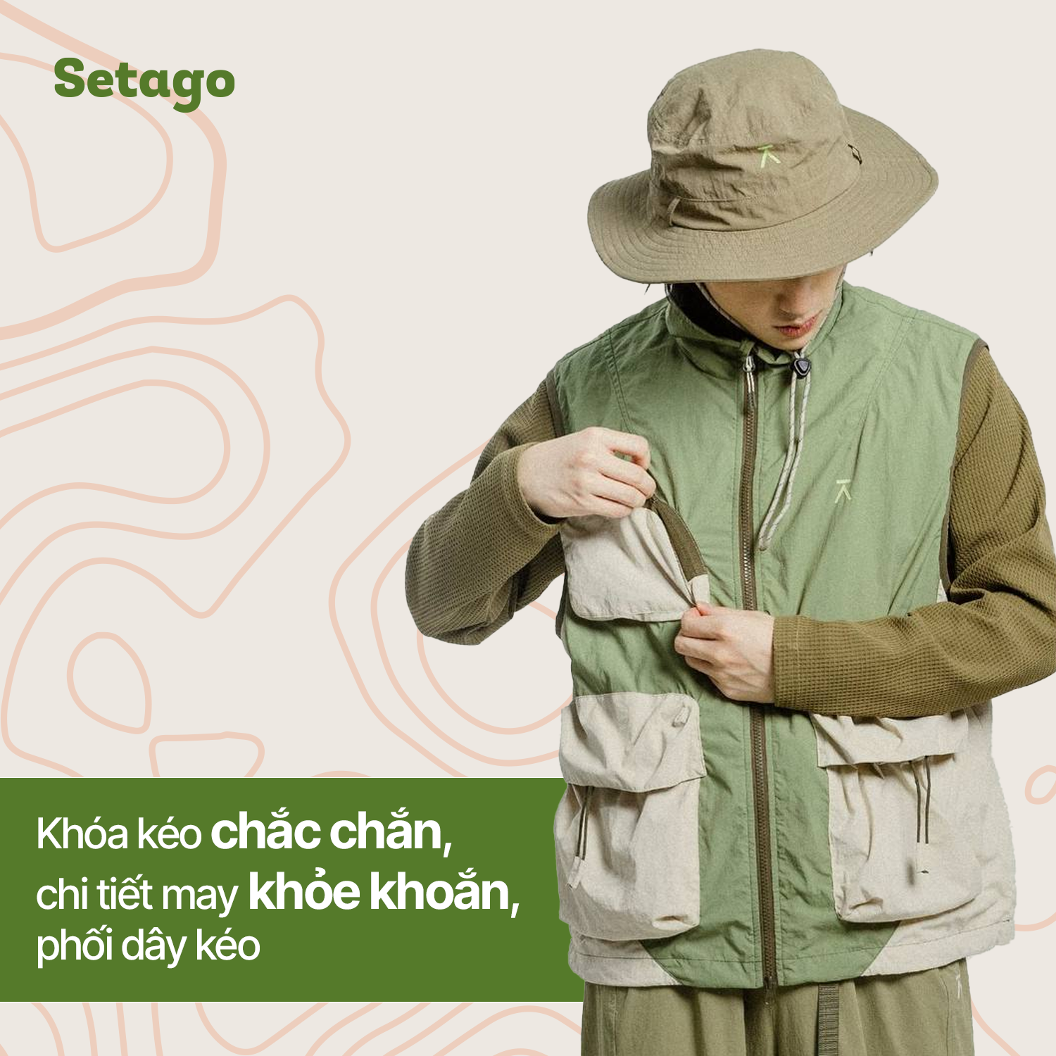 Áo Gile Dã Ngoại Pockit - Phong cách khác biệt, tiện lợi